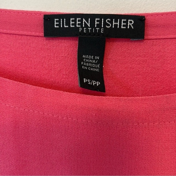Eileen Fisher 100% silk top , sz petite small - Picture 5 of 7